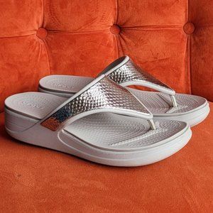 Crocs Women Wedge Sandal Size 10